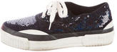 Thumbnail for your product : Julien David Sequined Flatform Sneakers