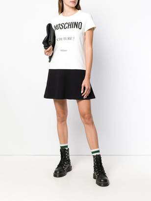 Moschino print T-shirt dress
