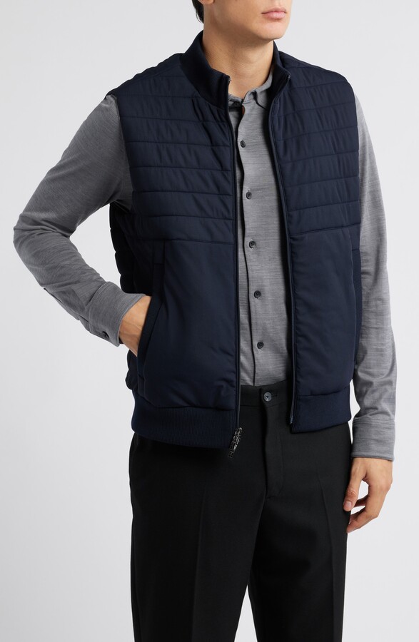 Robert Barakett Fremantle Quilted Corduroy Vest