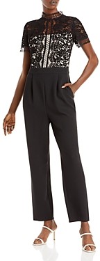 eliza j bell sleeve jumpsuit