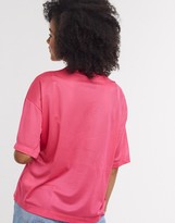 Thumbnail for your product : Nike mesh t-shirt in pink