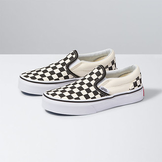 checkered youth vans
