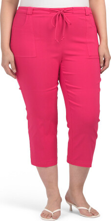 TJMAXX Plus Pull On Pants For Women, Nylon/Spandex/Rayon