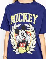 Thumbnail for your product : ASOS T-Shirt With Vintage Mickey Print