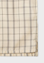 Thumbnail for your product : Men's Classic-Fit Beige Check Short-Sleeve Shirt
