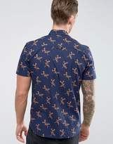 Thumbnail for your product : Bellfield Short Sleeved Shirt In Floral Print
