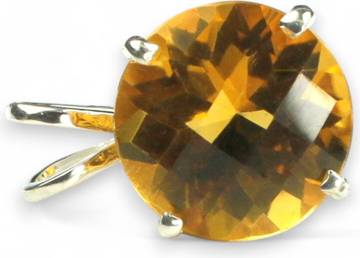 Etsy Citrine 925 Sterling Silver Pendant Sp088