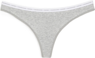 Calvin Klein Women's Gray Thongs with Cash Back