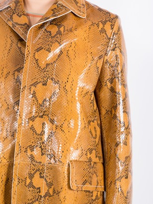 Marni Snakeskin-print Coat