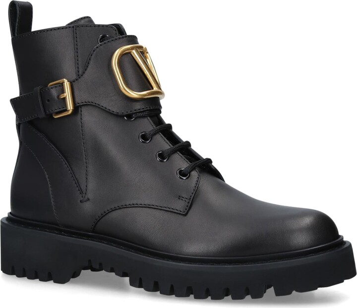 Valentino Garavani Vlogo Combat Boots