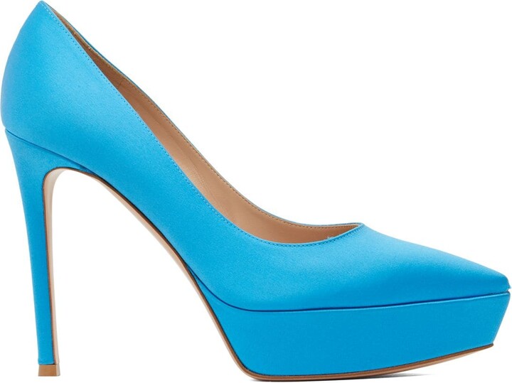 Gianvito Rossi 105mm Dasha satin high heel pumps ShopStyle