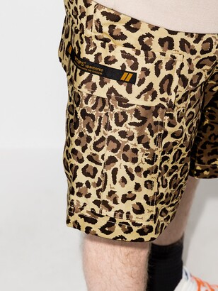 WTAPS Jungle 01 leopard print cargo shorts - ShopStyle