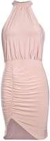 Thumbnail for your product : boohoo Slinky High Neck Bodycon Dress