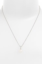 Thumbnail for your product : Mikimoto Morning Dew' Akoya Cultured Pearl & Diamond Pendant Necklace