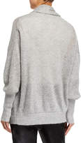 Thumbnail for your product : Brunello Cucinelli Shimmer Mohair Mesh Cardigan