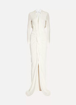 Thumbnail for your product : Roland Mouret Compeyson Open-back Stretch-crepe Gown