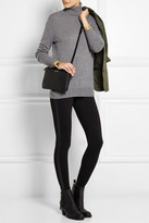 Thumbnail for your product : MICHAEL Michael Kors Faux leather-trimmed stretch-ponte leggings