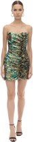 Thumbnail for your product : Giuseppe di Morabito Strapless Sequined Mini Dress