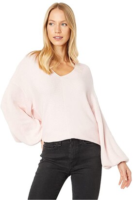 1 state bubble sleeve sweater
