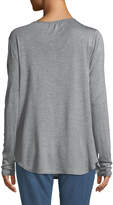 Thumbnail for your product : NYDJ Split-Neck Henley Tee