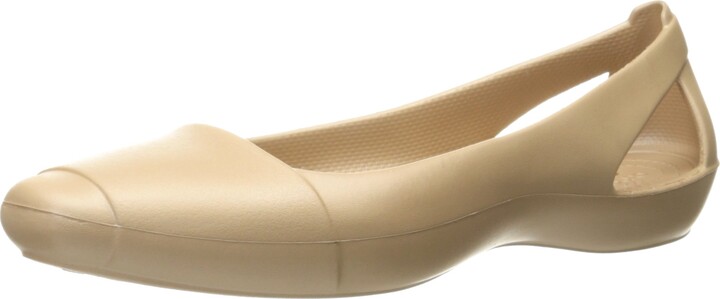 crocs flats womens