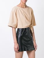 Thumbnail for your product : Roberto Cavalli buckle detail cropped top