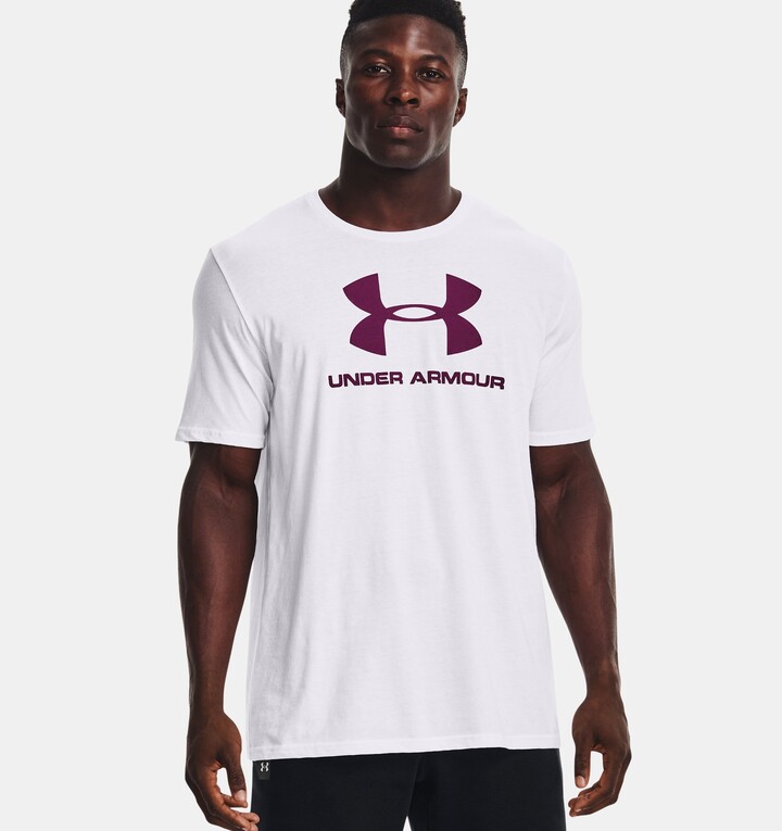 men's ua sportstyle logo short sleeve