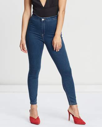 Vice High-Waisted Ankle Grazer Jeans
