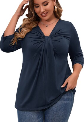 long flowy shirts plus size