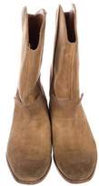 Thumbnail for your product : Maison Margiela Distressed Suede Boots