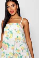 Thumbnail for your product : boohoo Polka Dot Square Neck Woven Cami Dress