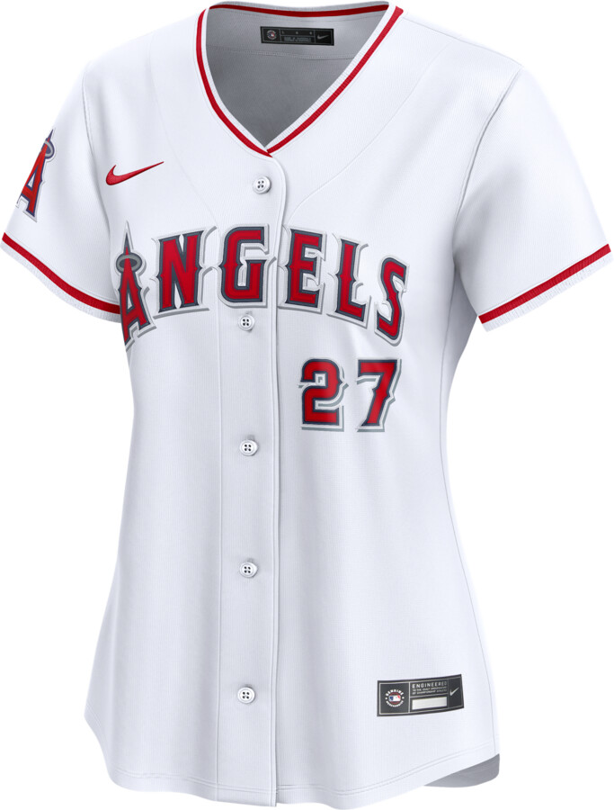 Nike Mike Trout Los Angeles Angels Women's Women's Dri-FIT ADV MLB Limited Jersey in White | LM2WANHOAN9-2ZQ