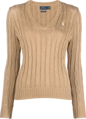 Polo Ralph Lauren Women's V-Neck Sweaters | ShopStyle