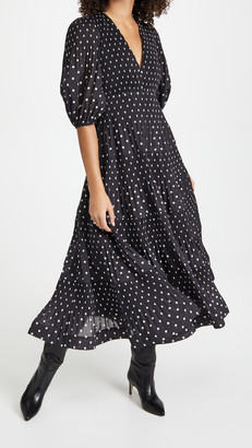 Zimmermann Pleated Long Sleeve Midi 