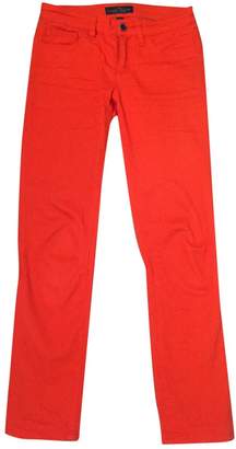 Lauren Ralph Lauren \N Orange Cotton - elasthane Jeans for Women