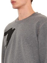 Thumbnail for your product : McQ Swallow-print cotton sweatshirt