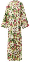 Thumbnail for your product : Dolce & Gabbana Floral-print Silk-blend Gown - Yellow Multi
