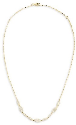 Lana Flawless 14K Yellow Gold & Diamond Oval Necklace