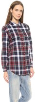 Thumbnail for your product : Equipment Signature Button Down Flannel Blouse