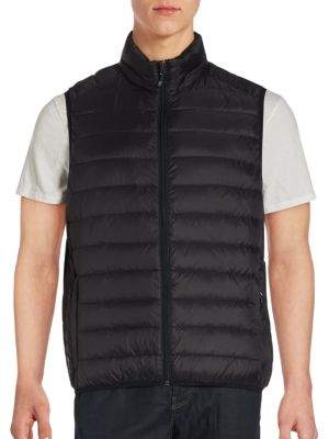 Saks Fifth Avenue Packable Sleeveless Puffer Vest