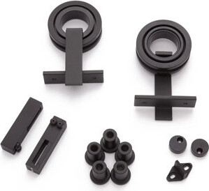 Signature Hardware Karl Single Bypass Barn Door Hardware Kit