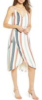 Thumbnail for your product : Cupcakes And Cashmere Desert Stripe Wrap Dress