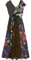 Thumbnail for your product : Diane von Furstenberg Ruffled Printed Silk Crepe De Chine Wrap Midi Dress
