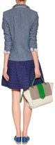 Thumbnail for your product : Marc by Marc Jacobs Blue Cotton-Silk Daisy Embroidered Skirt