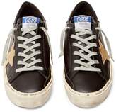 Thumbnail for your product : Golden Goose Hi Star Low Top Leather Trainers - Womens - Black Gold
