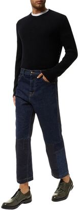 McQ Cropped Patch Jeans