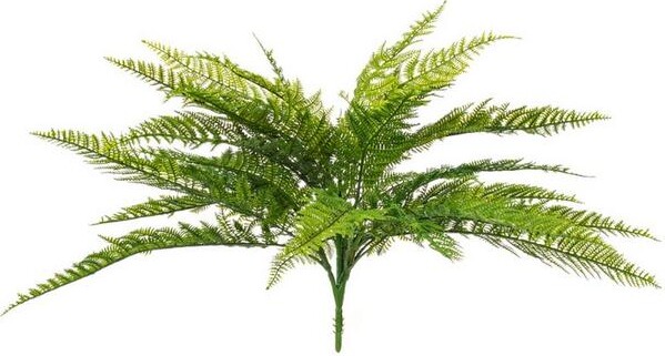 Vickerman Company 22" Green Artificial Leather Fern Bush