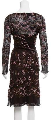 Collette Dinnigan Embroidered Mohair Dress