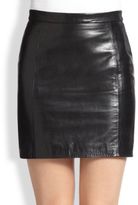 Thumbnail for your product : RED Valentino Leather Mini Pencil Skirt