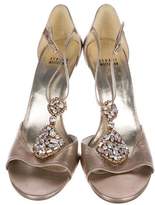 Thumbnail for your product : Stuart Weitzman Embellished Leather Sandals